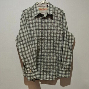 Shirt Button Down Long Sleev 100% Cotton